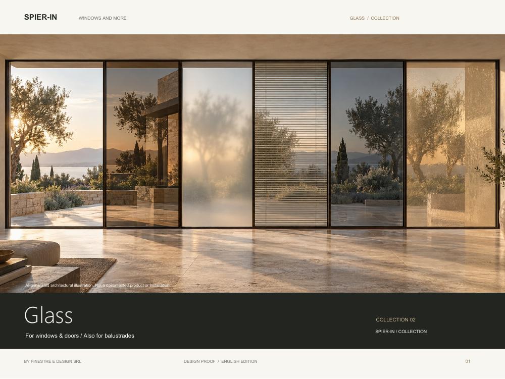 Spier-In Glass Collection — design proof